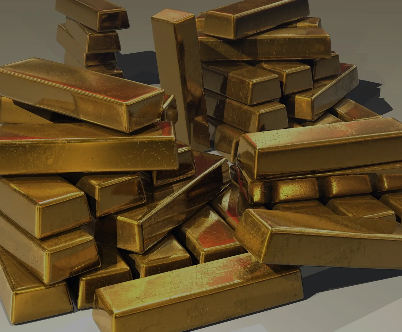 Gold bars, investment gold