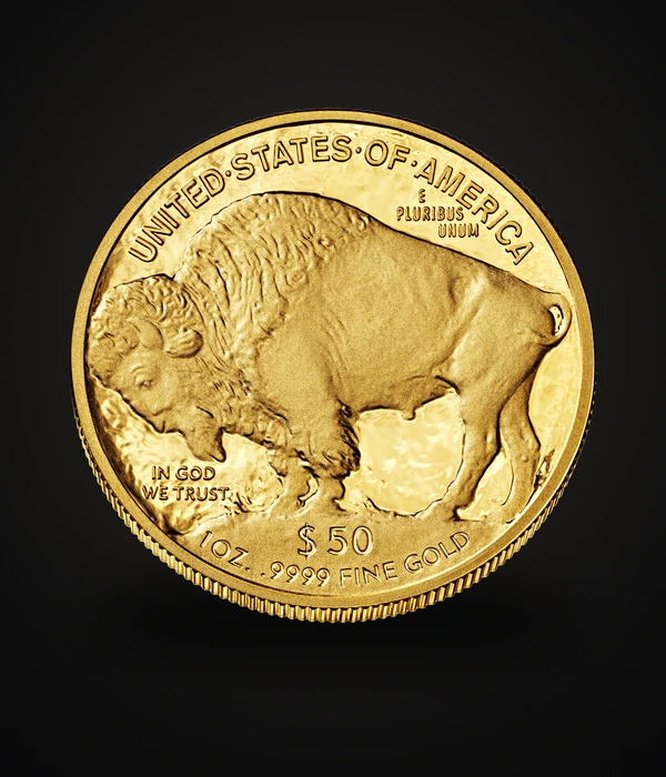 American Buffalo 1 oz 999.9, tagakülg