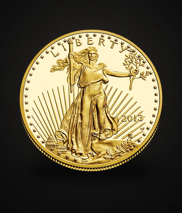 American Gold Eagle 1 oz 916.7, esikülg