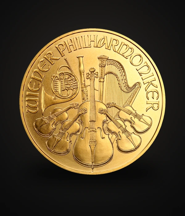 Vienna Philharmonic 1 oz 999.9, esikülg