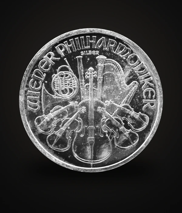 Vienna Philharmonic Silver 1 oz 999, tagakülg