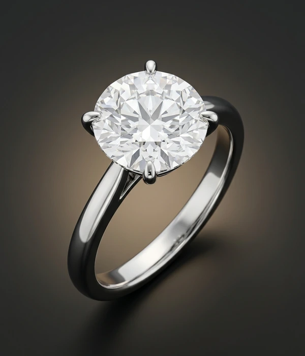 Cartier 1895 sõrmus 1,51 ct, Plaatina 950, pealtvaade