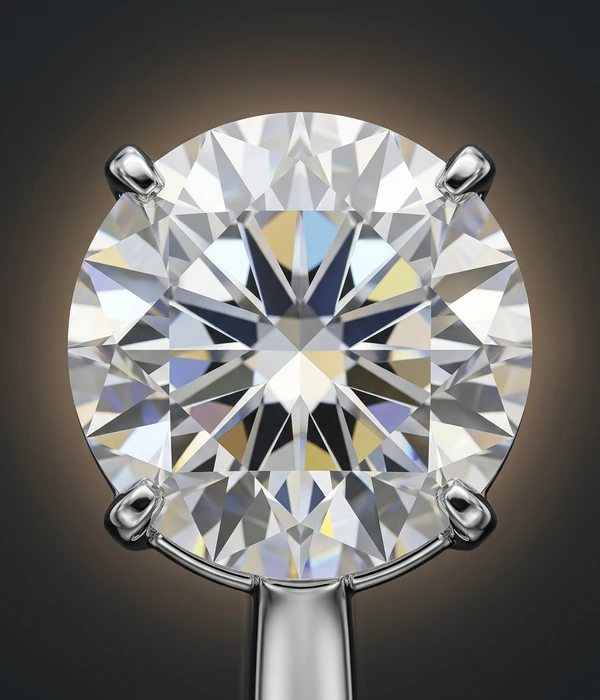 Cartier 1895 -sormus 1,51 ct, Platina 950, yksityiskohta lähikuvana