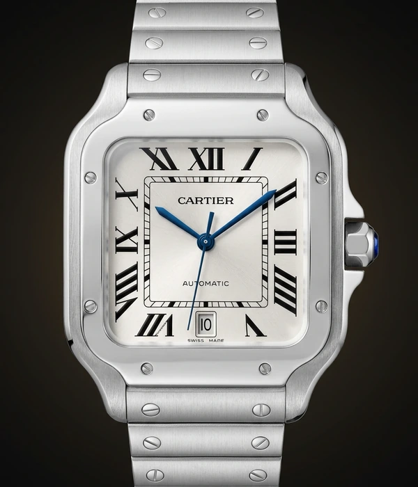 Cartier Santos de Cartier WSSA0018, циферблат спереди