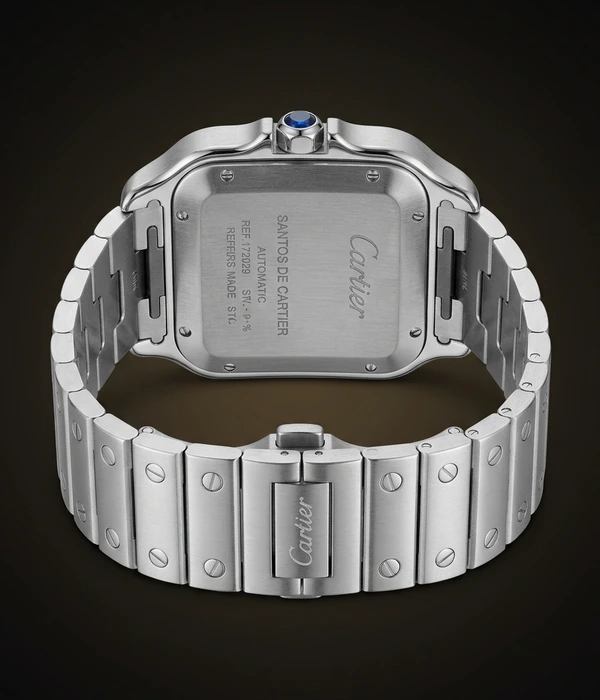 Cartier Santos de Cartier WSSA0018, задняя крышка и застёжка