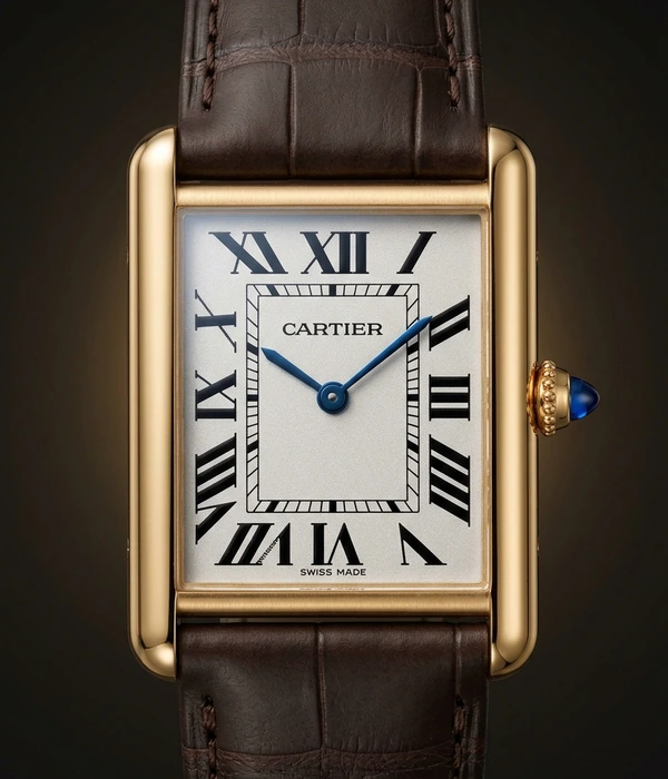 Cartier Tank Louis Cartier W1529756, sihverplaat eestvaates