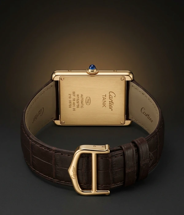 Cartier Tank Louis Cartier W1529756, tagakaas ja lukk