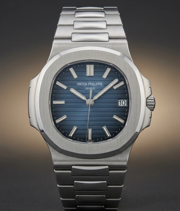 Patek Philippe Nautilus 5711/1A-010, dial front view