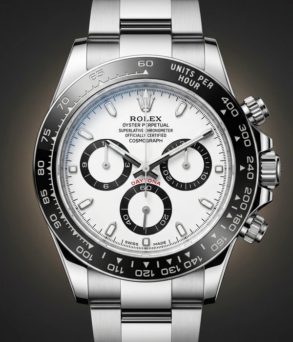 Rolex Cosmograph Daytona 126500LN, dial front view