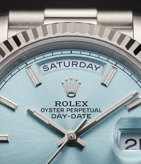 Rolex Day-Date 40 228206, циферблат крупным планом