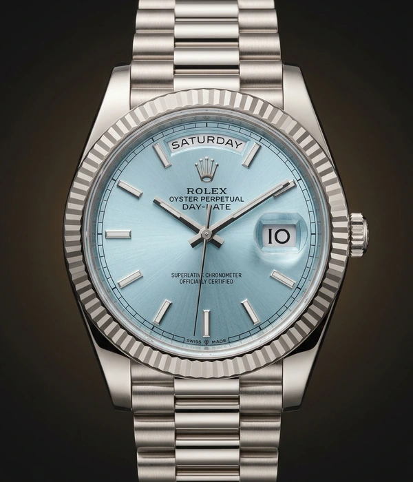 Rolex Day-Date 40 228206, циферблат спереди