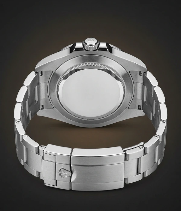 Rolex Explorer II 226570, takakansi ja lukko
